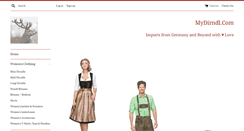 Desktop Screenshot of mydirndl.com